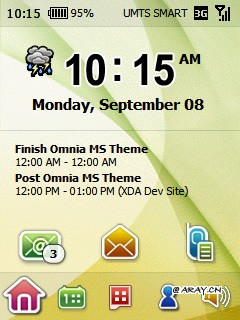 Omnia Theme for Spb Mobile Shell