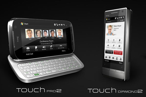 Touch Diamond 2 and Touch Pro 2